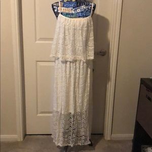 Avenue Plus Size Ivory lace dress sz 22/24